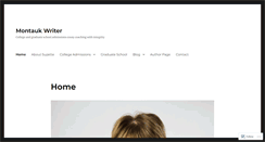 Desktop Screenshot of montaukwriter.com