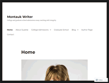 Tablet Screenshot of montaukwriter.com